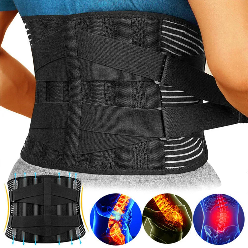 Lagom Wellness 360° Double-Pull Lumbar Support — Premium Spinal Alignment Belt